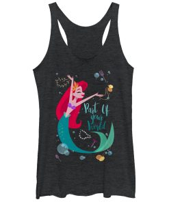 Women’s The Little Mermaid Ariel Part of Your World Dance Racerback Tank Top