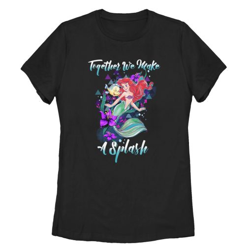 Women’s The Little Mermaid Make a Splash T-Shirt