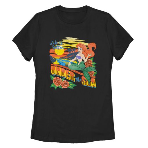 Women’s The Little Mermaid Tropical Life T-Shirt