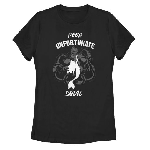 Women’s The Little Mermaid Unfortunate Soul Silhouette T-Shirt