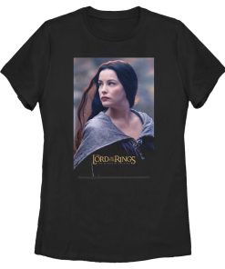 Women’s The Lord of the Rings Fellowship of the Ring Arwen Movie Poster T-Shirt