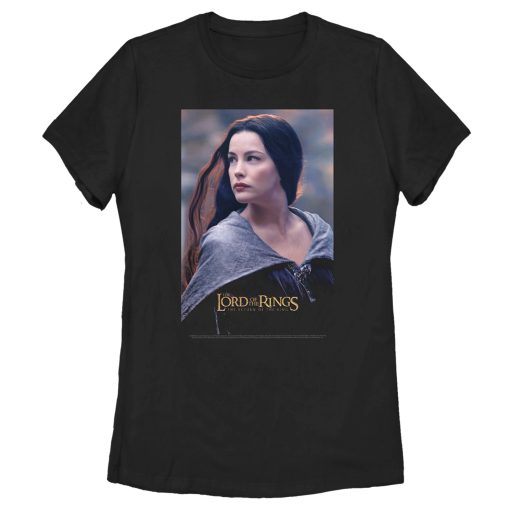 Women’s The Lord of the Rings Fellowship of the Ring Arwen Movie Poster T-Shirt