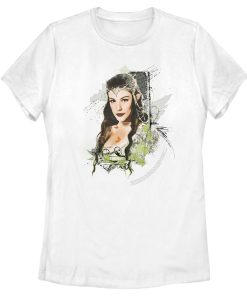 Women’s The Lord of the Rings Fellowship of the Ring Arwen Paint Splatter T-Shirt