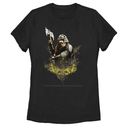 Women’s The Lord of the Rings Fellowship of the Ring Gimli Paint Splatter T-Shirt