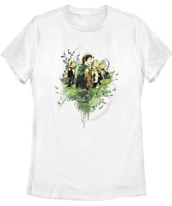 Women’s The Lord of the Rings Fellowship of the Ring Hobbit Paint Splatter T-Shirt