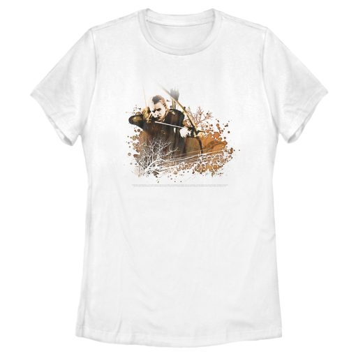 Women’s The Lord of the Rings Fellowship of the Ring Legolas Paint Splatter T-Shirt