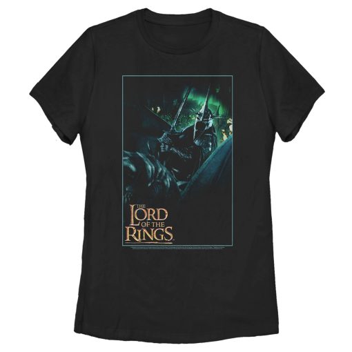 Women’s The Lord of the Rings Fellowship of the Ring Witch-King of Angmar Movie Poster T-Shirt