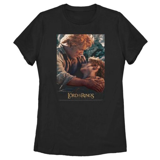 Women’s The Lord of the Rings Return of the King Frodo and Sam Movie Poster T-Shirt