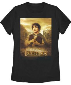 Women’s The Lord of the Rings Two Towers Frodo Movie Poster T-Shirt