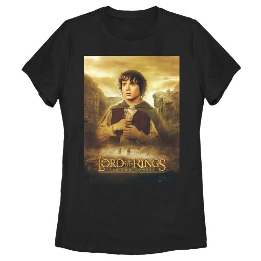 Women’s The Lord of the Rings Two Towers Frodo Movie Poster T-Shirt