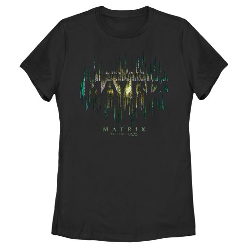 Women’s The Matrix Resurrections Glitch in the Matrix T-Shirt