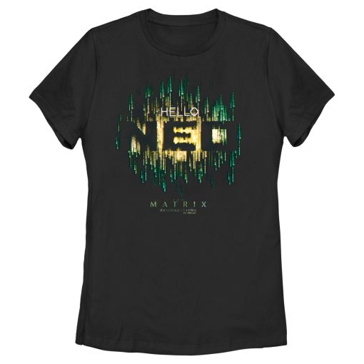 Women’s The Matrix Resurrections Hello Neo T-Shirt