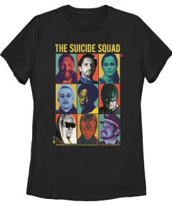 Women’s The Suicide Squad Character Boxes T-Shirt