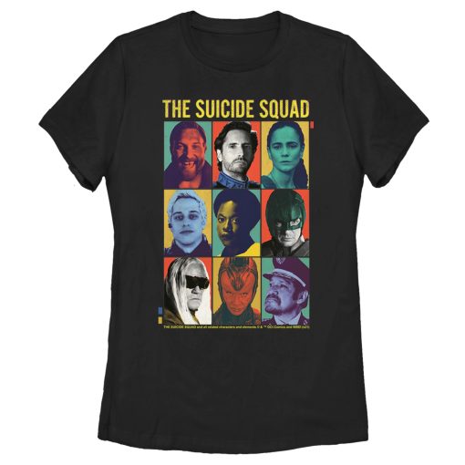 Women’s The Suicide Squad Character Boxes T-Shirt