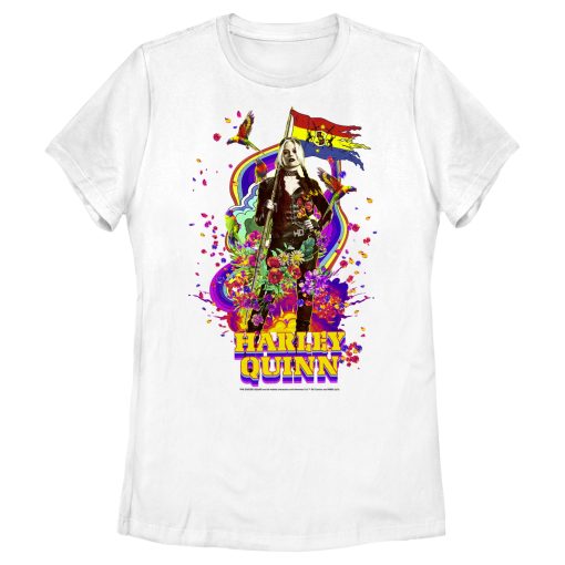 Women’s The Suicide Squad Harley Quinn Color Splash T-Shirt