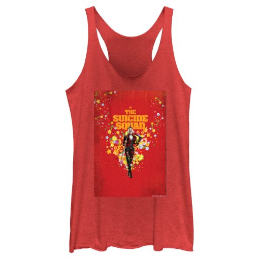 Women’s The Suicide Squad Harley Quinn Poster Racerback Tank Top