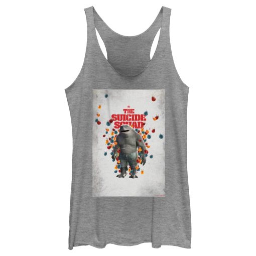 Women’s The Suicide Squad King Shark Poster Racerback Tank Top