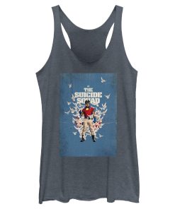 Women’s The Suicide Squad Peacemaker Poster Racerback Tank Top