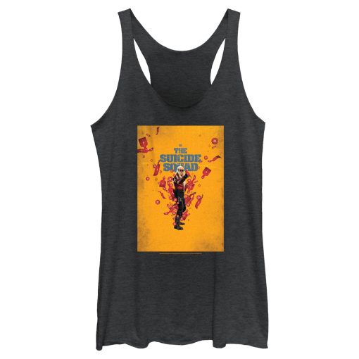 Women’s The Suicide Squad Savant Poster Racerback Tank Top