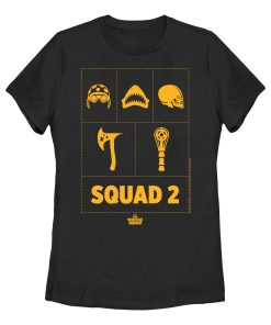 Women’s The Suicide Squad Squad 2 Symbols T-Shirt