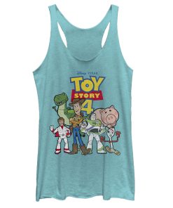 Women’s Toy Story Character Logo Party Racerback Tank Top