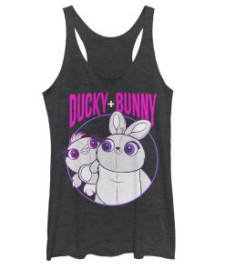 Women’s Toy Story Ducky & Bunny Circle Portrait Racerback Tank Top