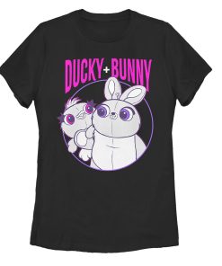 Women’s Toy Story Ducky & Bunny Circle Portrait T-Shirt