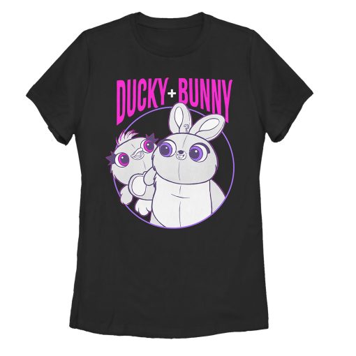 Women’s Toy Story Ducky & Bunny Circle Portrait T-Shirt