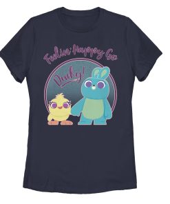 Women’s Toy Story Ducky & Bunny Feelin’ Happy T-Shirt