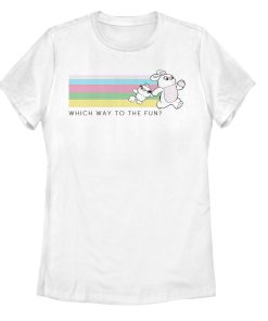 Women’s Toy Story Ducky & Bunny Fun Rainbow Race T-Shirt