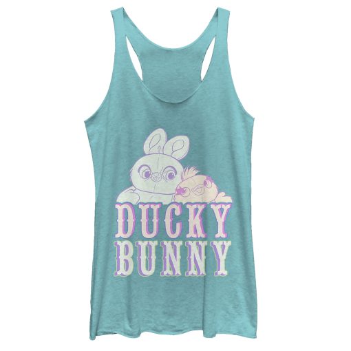 Women’s Toy Story Ducky & Bunny Hugs Racerback Tank Top