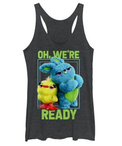 Women’s Toy Story Ducky & Bunny Ready Pose Racerback Tank Top