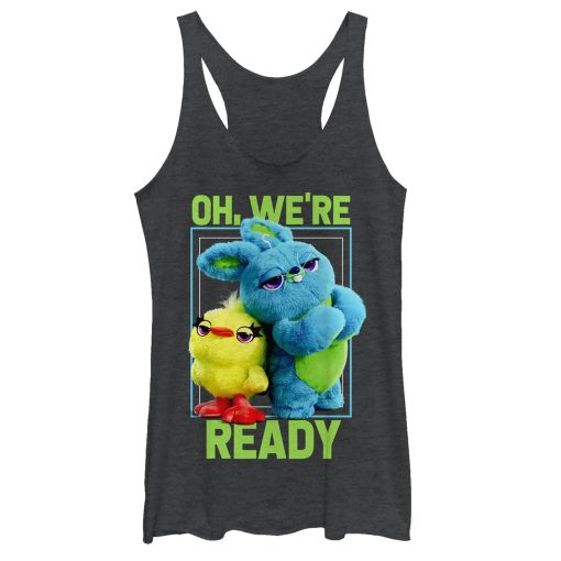 Women’s Toy Story Ducky & Bunny Ready Pose Racerback Tank Top