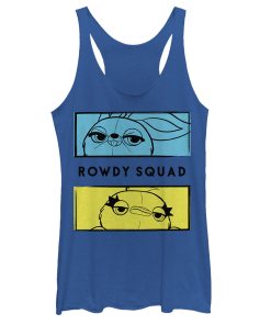 Women’s Toy Story Ducky & Bunny Rowdy Panels Racerback Tank Top