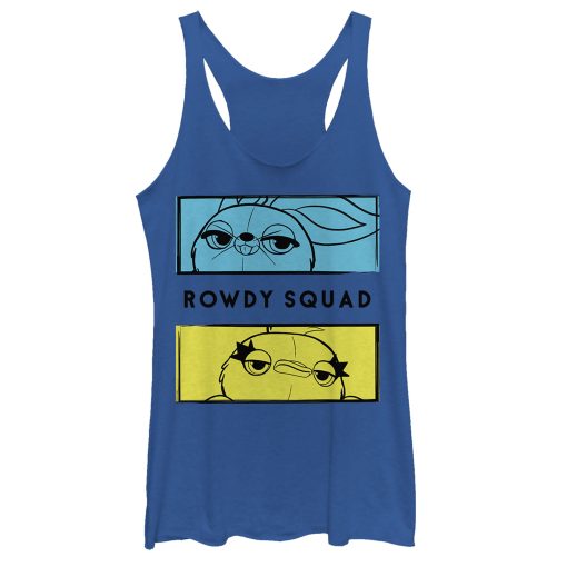 Women’s Toy Story Ducky & Bunny Rowdy Panels Racerback Tank Top