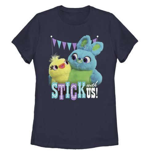 Women’s Toy Story Ducky & Bunny Stick With Us BFFs T-Shirt