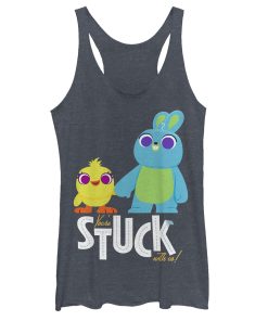 Women’s Toy Story Ducky & Bunny Stuck With Us Racerback Tank Top
