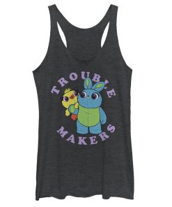 Women’s Toy Story Ducky & Bunny Trouble Makers Racerback Tank Top