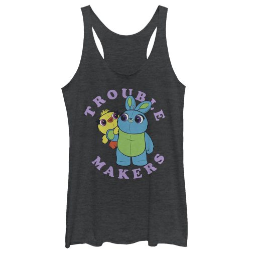 Women’s Toy Story Ducky & Bunny Trouble Makers Racerback Tank Top