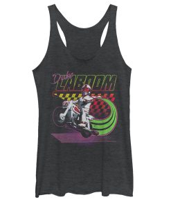 Women’s Toy Story Duke Caboom Neon Race Racerback Tank Top