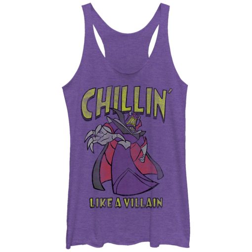 Women’s Toy Story Emperor Zurg Chillin Like a Villain Racerback Tank Top