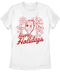 Women’s Toy Story Forky Happy Holidays T-Shirt