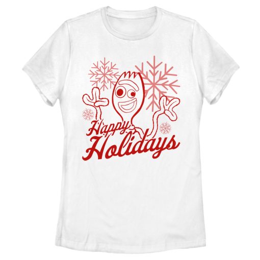 Women’s Toy Story Forky Happy Holidays T-Shirt