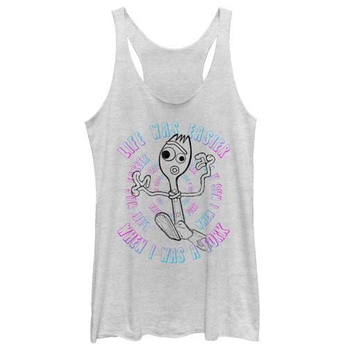 Women’s Toy Story Forky Stay Weird Racerback Tank Top