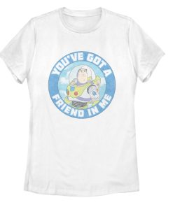 Women’s Toy Story Friend in Me Buzz Circle T-Shirt