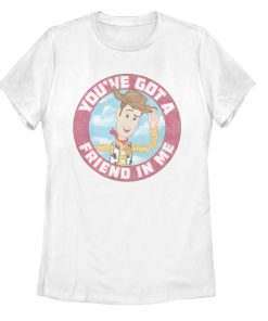 Women’s Toy Story Friend in Me Woody Circle T-Shirt