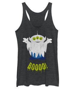 Women’s Toy Story Halloween Squeeze Alien Boo Ghosts Racerback Tank Top