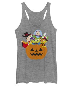 Women’s Toy Story Halloween Toy Treats Racerback Tank Top