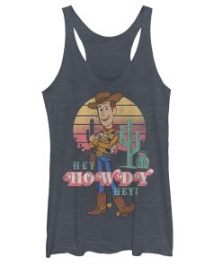 Women’s Toy Story Hey Howdy Woody Racerback Tank Top