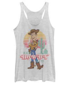 Women’s Toy Story Hey Woody Racerback Tank Top